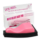 Sacro Wedgy® Female Sacrum Support Wedge – Contoured Sacral Positioning Tool with 3/4" Elevation Pad & Instruction Booklet – For Positioning & Relaxation Routines