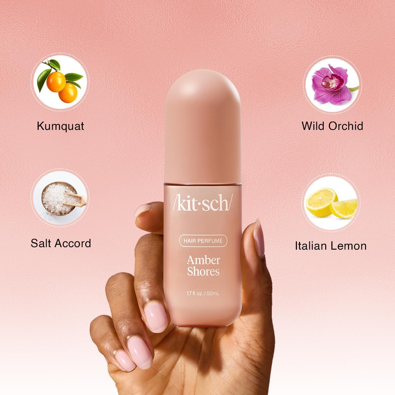Buy now Kitsch Hair Perfume for Women - Pistachio Latte | Clean, Deodorizing & Patented Odor-Eliminating Technology Hair Spray & Body Mist - Freshen Hair, Body & Pillows - Coconut & Warm Coffee Scent - 50mL at indiglob india