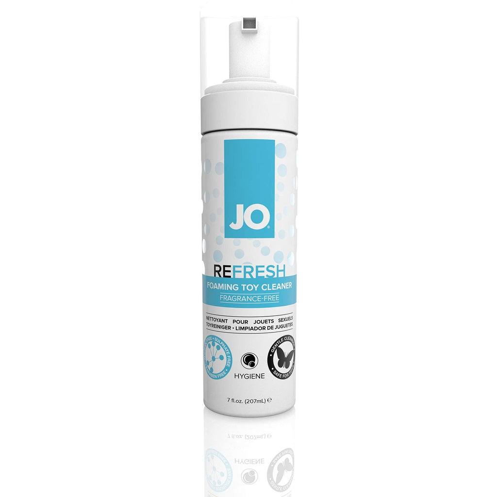 JO Refresh Foaming Toy Cleaner, Fragrance Free for All Materials, 7 fl oz