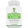 VitaMonk Low Dose Caffeine L-Theanine Pills for Jitter-Free Energy