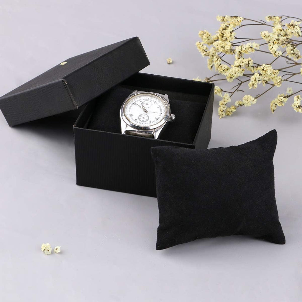 Buy now Watch Pillow, Velvet Watch Pillows for Box Bracelet Watch Pillow 20 Packs, Small Black Velvet Pillow 3.34'' x 2.95'', Jewelry Display Pillow Bracelet Bangle Cushions for Gift Box at indiglob india