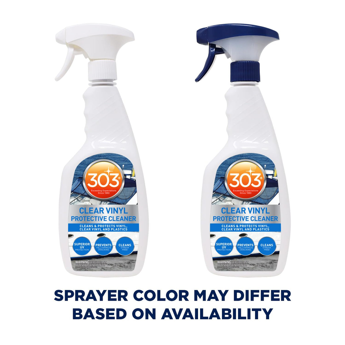 303 Marine Clear Vinyl Cleaner for Isinglass & Strataglass, 32 oz