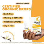 Genexa Vitamin D Drops for Infants & Newborn, Made Clean, 300 Servings | Dye Free, 0% Artificial Additives, Organic, Gluten Free, Non-GMO, Supports Growth & Bone Development in Babies & Toddlers