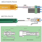 Buy now JRready ST5211 Pin Removal Tool KIT for Weather Pack Metri Pack Series Connector Harness terminals and Connector Crimp pin etc Electrical Connector, Tool KIT Include DRK 785084 Amp 1.5mm Removal Tool at indiglob india