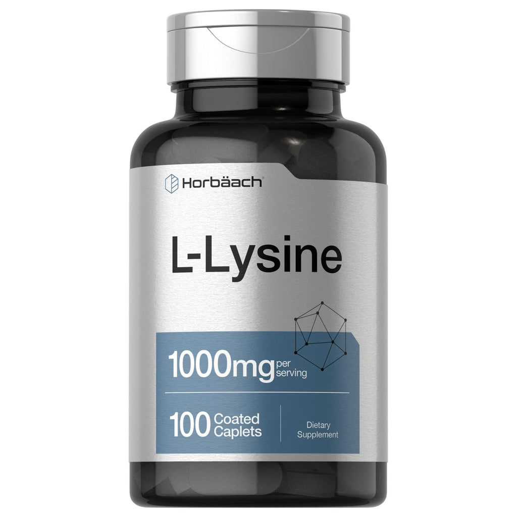 Horbäach L-Lysine 1000mg | 100 Coated Caplets