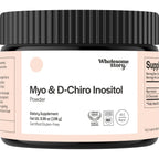 Wholesome Story Myo-Inositol & D-Chiro Inositol Supplement for Women | Fertility Supplements for Hormonal Balance & Ovarian Health Support | Myoinositol | Ideal 40:1 Ratio | 30 Servings