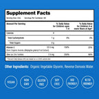 NutraChamps Organic Liquid Zinc Drops for Kids, Ionic Zinc Drops Enhanced with Vitamin C for Children, Sugar-Free 4 oz, Vegan & Non-GMO, Unflavored, 60 Servings, 2 Month Supply