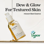 Bean Essence - Gentle Liquid Exfoliant for Glass Skin & Pore Care, 0.68floz | 2-in-1 Gentle Liquid Exfoliant & Hydrating Serum for Glass Skin & Pore Care, Korean Skincare, 20ml