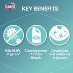 Buy now Clorox Toilet Bowl Cleaner, Clinging Bleach Gel, Cool Wave Scent, 24 Ounces at indiglob india