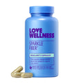 Love Wellness Sparkle Fiber| Fiber Supplement with Digestive Enzymes| 90 Ct