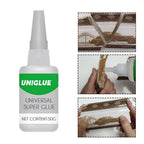 Buy now 2 Pack Uniglue Welding High-Strength Oily Glue, for Plastic Wood Ceramics Metal Universal Super Glue, Dry Only in 6-10s.(50g) at indiglob india