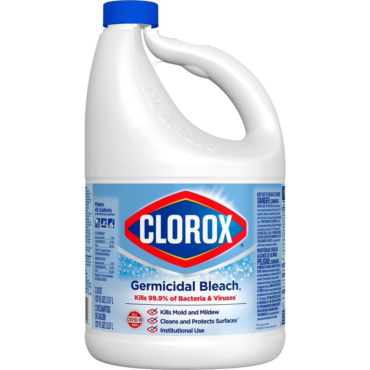 Buy now Clorox, CLO32429CT, Germicidal Bleach, 3 / Carton, White at indiglob india