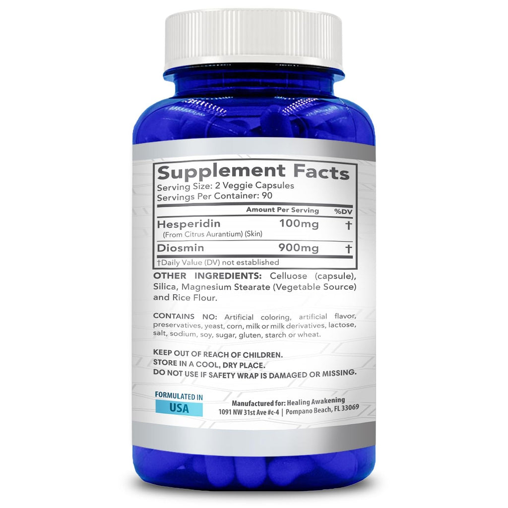 Hesperidin Plus 1000mg Per Serving (180 Vegetarian Capsules)