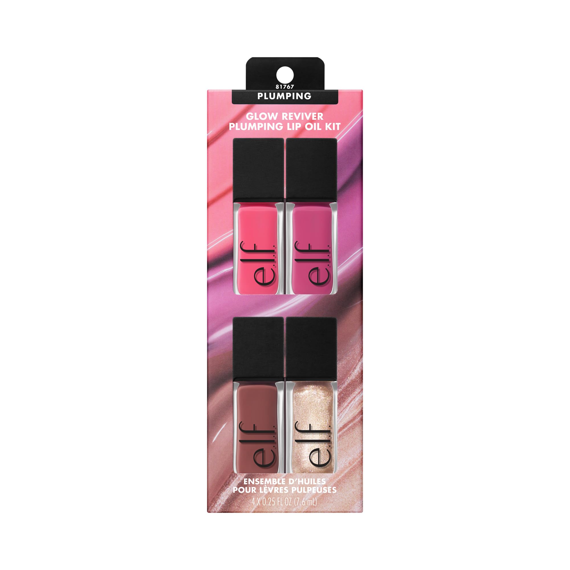 Buy now e.l.f. Glow Reviver Plumping Lip Oil Kit, Nourishing Tinted Lip Oils For A High-Shine Finish, Infused With Jojoba Oil, Vegan & Cruelty-Free, 4 Shades at indiglob india