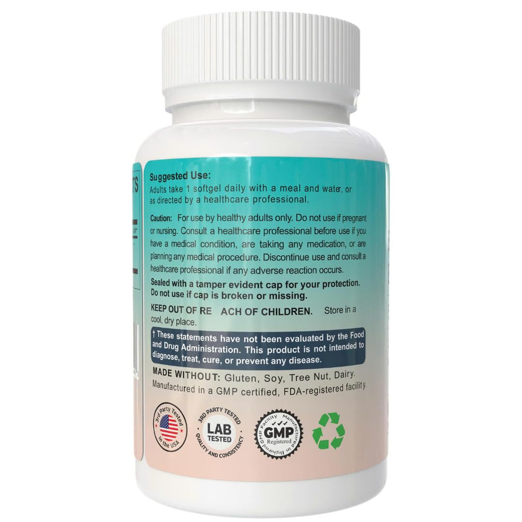 Ethiopian Black Seed Oil 5% Thymoquinone – Pure Cold Pressed Nigella Sativa Black Cumin Seed Oil Softgels – High Thymoquinone (500 mg per Capsule) - 90 Softgels