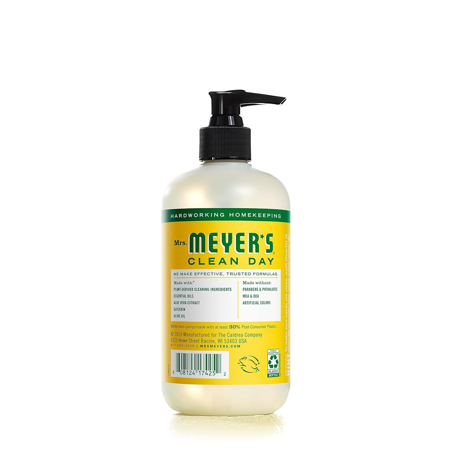 Buy now MRS. MEYER'S CLEAN DAY Hand Soap, Made with Essential Oils, Honeysuckle, 12.5 fl. oz - Pack of 6 at indiglob india