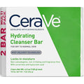 CeraVe Hydrating Cleanser Bar, Soap-Free Face & Body Cleanser, 2-Pack | Soap-Free Body Wash and Facial Cleanser with Ceramides Thoroughly Cleanses without Stripping Skin Of Natural Moisture