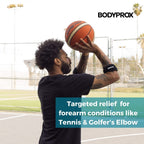 Bodyprox Elbow Brace 2 Pack for Tennis & Golfer's Elbow Pain Relief
