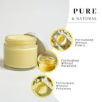 Premium imported balm featuring tallow and honey, free from fillers, parabens, and phthalates for pure skincare.