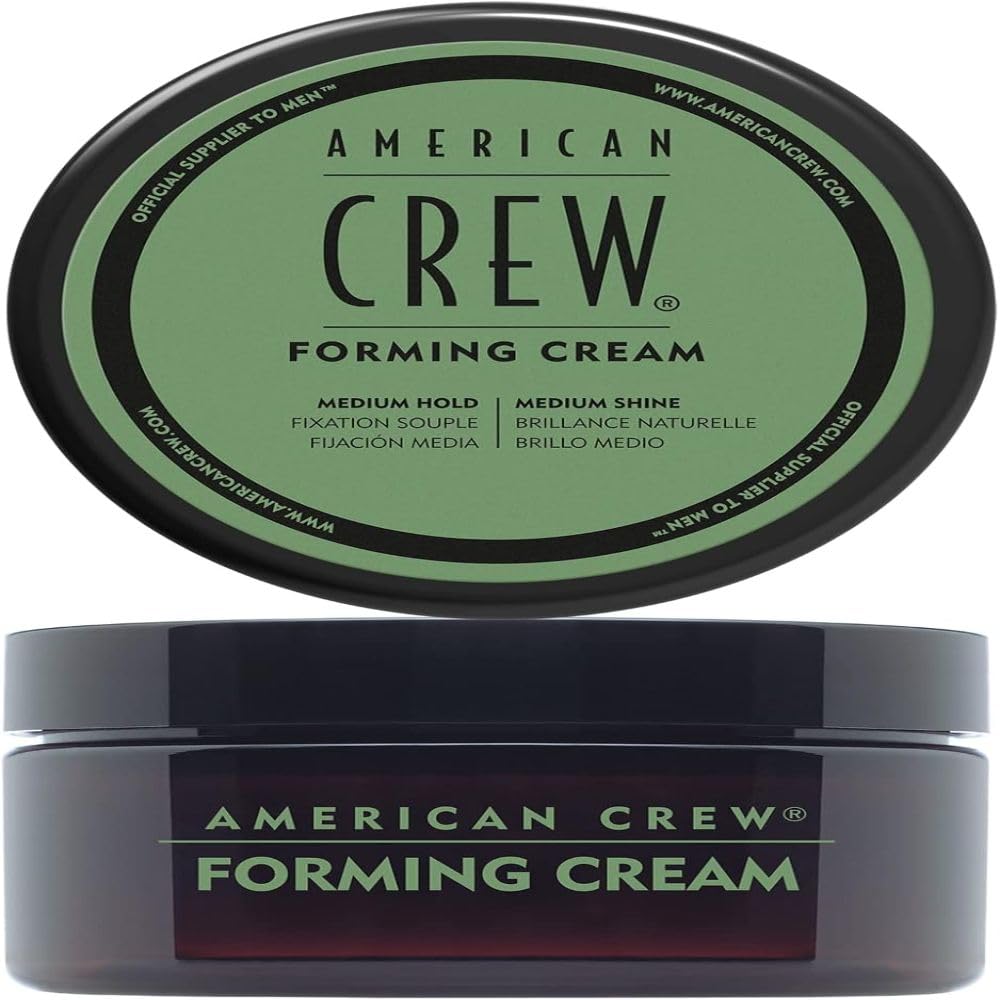 American Crew Men's Hair Forming Cream (OLD VERSION), Like Hair Gel with Medium Hold & Medium Shine, 3 Oz (Pack of 1)
