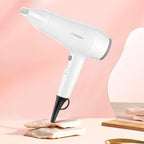 1875W Compact Hair Blow Dryer with Diffuser & Concentrator, White