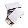 50 Plain White Cover Wooden Matches Box Matches