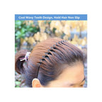 bodbop Metal Hair Band for Men Headband Sports Hairband Non Slip Women Hoop