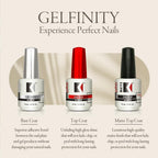 Buy now KUPA Gelfinity - Soak Off Gel - Base & Glossy Top & Matte Top Coat (No-Wipe) 0.5 Fl Oz (Clear (Base + Gloss), 0.5 Fl Oz (Pack of 2)) at indiglob india