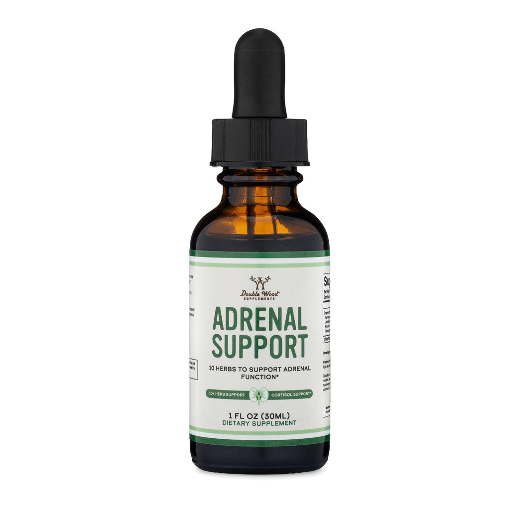 Adrenal Support Drops, 10 Organic Adaptogens, Stress + Energy, 30 Servings