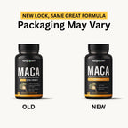 Natgrown Organic Maca Root Powder Capsules - Black, Red & Yellow - 120 ct | 1500 mg per Serving, Gelatinized Peruvian Maca Supplement for Men & Women - Non-GMO, Gluten-Free, Vegan