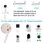 AISVAN Adjustable Height Baby Monitor Floor Stand Holder for Hellobaby HB6560/HB6550 HB65/HB66/HB248 Baby Monitor and Also Compatible with The Nanit Pro Smart Monitor & Flex Stand