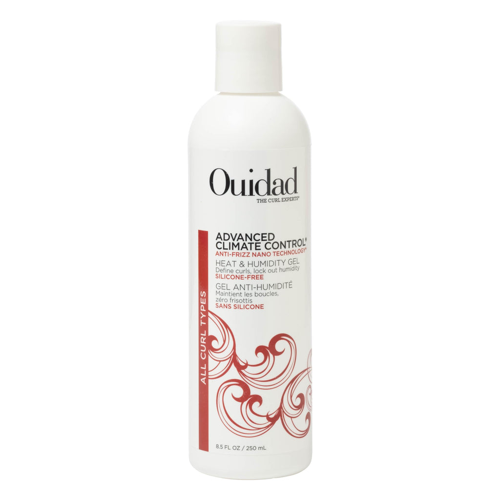 Ouidad Advanced Climate Control Heat & Humidity Curl Gel, Long-Lasting Hold | Moisturizing, Anti-Frizz Nano Technology, Locks Out Humidity, Crunch-Free Styling Gel for Curly Hair, For All Curl Types