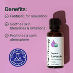 Buy now Plant Therapy Organic Lavender Essential Oil 100% Pure, USDA Certified Organic, Undiluted, Natural Aromatherapy for Diffusion & Topical Use, For Skin, Hair, Relaxation, Premium Therapeutic Grade 30 mL at indiglob india