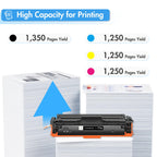 067 067H Toner Cartridge Set for Canon MF656Cdw MF654Cdw LBP632Cdw 4 Pack