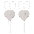 Dreambaby Flexi Lock - Cabinet & Drawer Handle Locks - Cabinet Safety Straps - with Multi-Touch Release System - White - 2 Count (Pack of 1) - Model L185