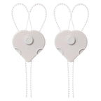 Dreambaby Flexi Lock - Cabinet & Drawer Handle Locks - Cabinet Safety Straps - with Multi-Touch Release System - White - 2 Count (Pack of 1) - Model L185