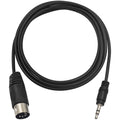 Buy now Poyiccot MIDI Cable, 1.5M/5Ft 5-Pin DIN Plugs Male to 3.5mm 1/8 inch TRS Male Jack Stereo Plug Converter Cable Audio Cable (DIN-3.5mm) Default at indiglob india
