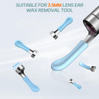 Bebird Replacement Tips Ear 8 Pieces Waterproof Silicone Ear Spoon for Ear Wax Removal Endoscope BEBIRD Original Ear Cleaner Tips Set for W3/R3/T15/X3/X17 PRO/D3Pro/T5/R1(Dia. 3.5mm)