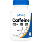 Nutricost Caffeine Pills, 200mg Per Serving (500 Caps)