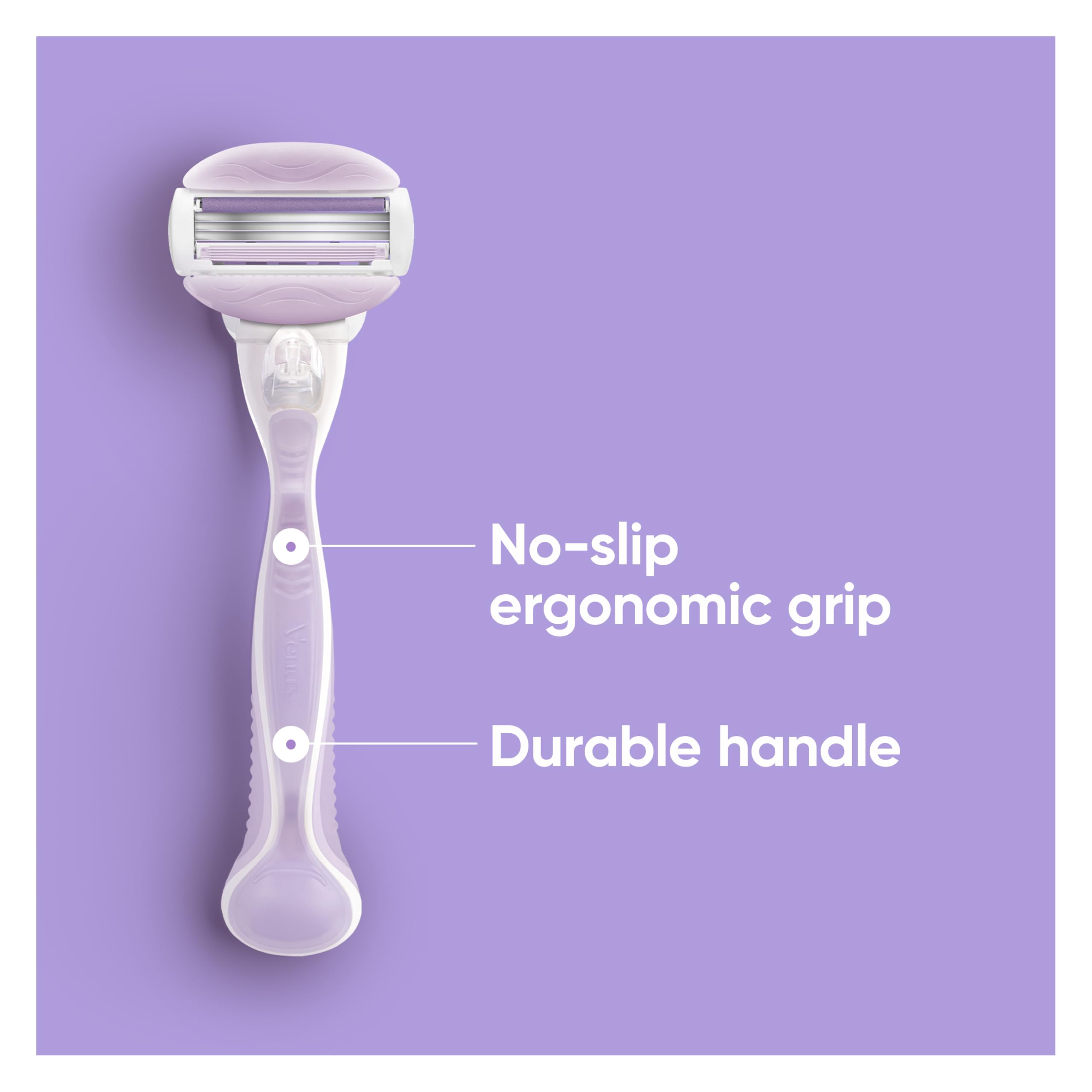 Gillette Venus ComfortGlide Freesia Women's Razor - 1 handle + 2 refills