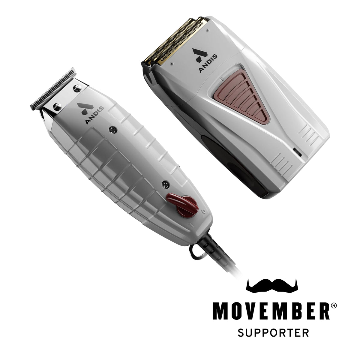 Andis 17270 T-Outliner Trimmer & Pro Foil Titanium Shaver Finishing Combo