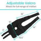 Buy now Vive Hinged Knee Brace - Relieves ACL, MCL, Meniscus Tear - Lightweight, Comfortable, Breathable Open Patella Wrap with Side Stabilizers - for Women & Men - Adjustable Strap for Tendonitis at indiglob india