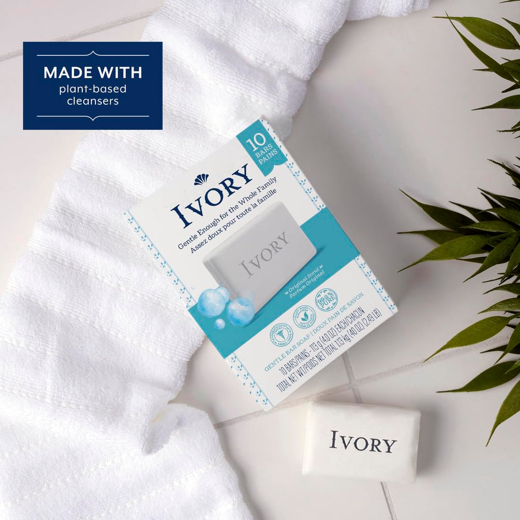 Buy now Ivory Clean Original Bar Soap, 4 Ounce, 10 Count (Pack of 2) Total 20 Bars at indiglob india