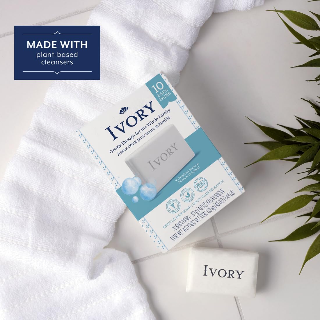 Buy now Ivory Clean Original Bar Soap, 4 Ounce, 10 Count (Pack of 2) Total 20 Bars at indiglob india
