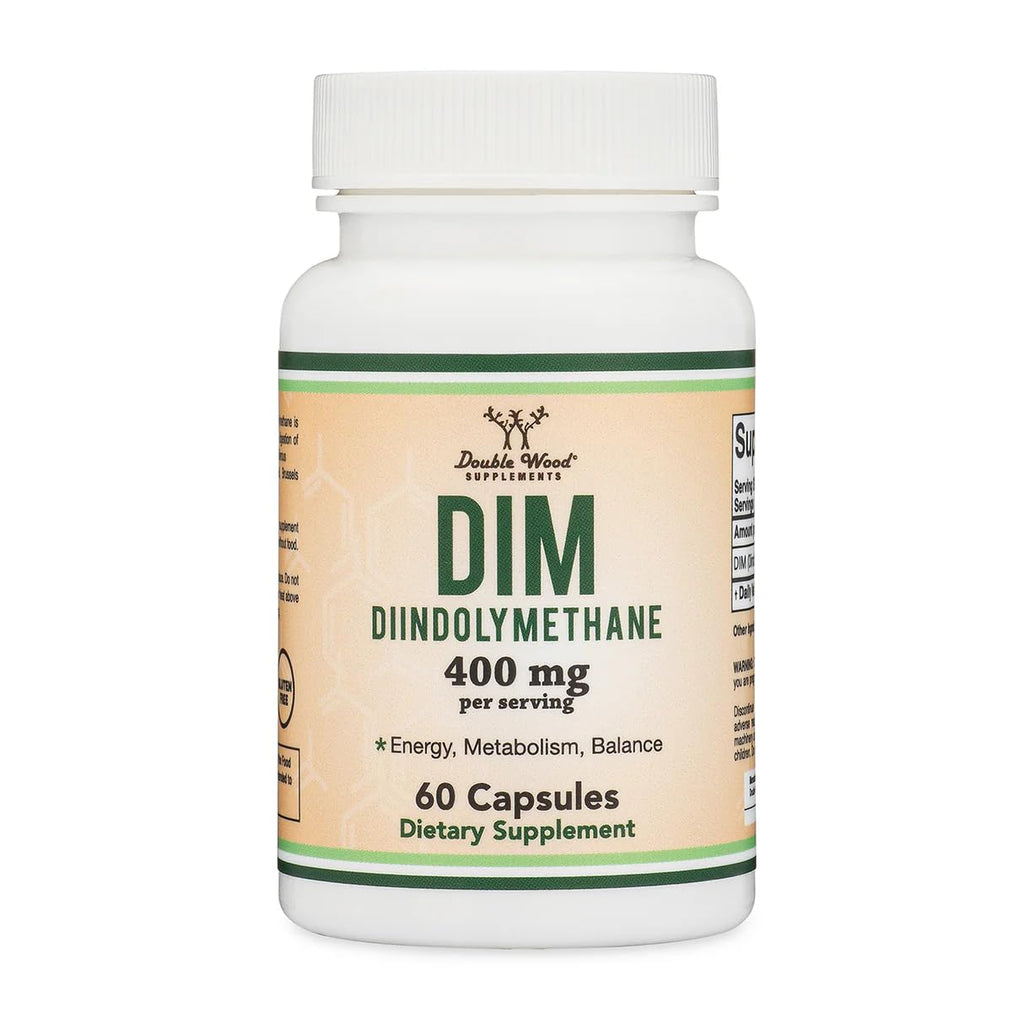 DIM Supplement 400mg, Estrogen Balance & Clear Skin, Women & Men, 120 Ct | Supports Estrogen Metabolism & Hormone Balance, Clear Skin, Everyday Energy, Third-Party Tested