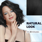 Ivnil Black Hair Dye Shampoo Color Shampoo for Gray Coverage for Women Men | Easy to use at home, Effectively cover white hair
