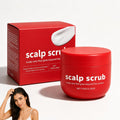 Exfoliating Scalp Scrub Psoriasis Red Jar for Women & Men, Scalp Detox Treatment with Gentle Scrub Particles, Removes Oil, Product Buildup & Dead Skin,Scalp Care for Healthy Looking Hair, 5.3 oz