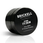 Brickell Men's Restoring Under Eye Cream for Men, Anti Aging Eye Balm To Reduce Puffiness, Wrinkles, Dark Circles, Crows Feet & Eye Bags, Caffeine, Hyaluronic Acid & Protein Peptides, 0.5oz, Unscented
