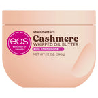 eos Cashmere Whipped Oil Body Butter, Vanilla Cashmere, 72 Hour Weightless Moisture For Dry Skin, Rich Formula and Deep Hydration, Body Care, 10 oz