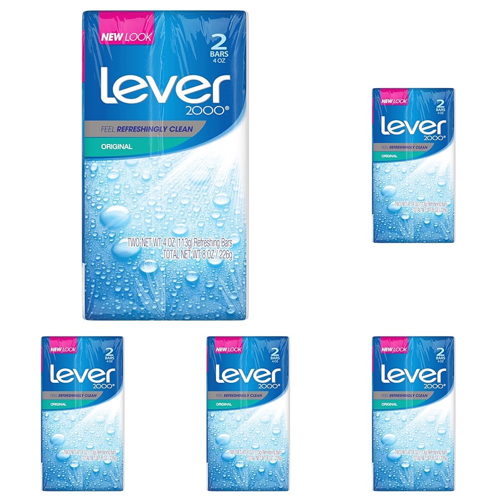 Lever 2000 Bar Soap, Original, 4 oz, 16 bar